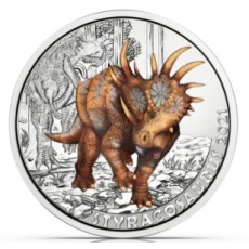 Áustria 3€ Styracosaurus 2021